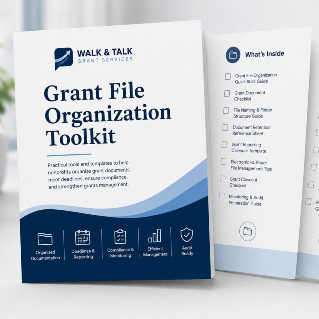 Grant File Organization Toolkit WTG LLC